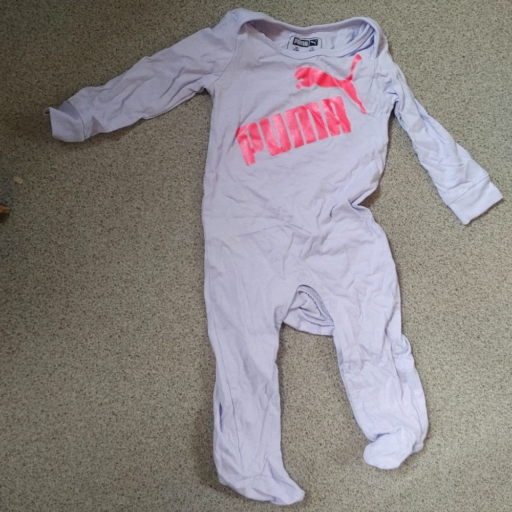 6-9 month old puma onesie